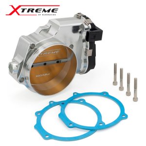 Dodge Hellcat Throttle Body - BLOX Racing - 105mm Electronic Billet - Silver - `15-`27